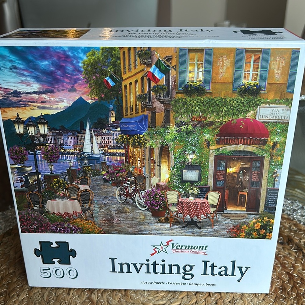 Inviting Italy 500 piece puzzle - ADD TO YOUR BUNDLE🛍️🛍️